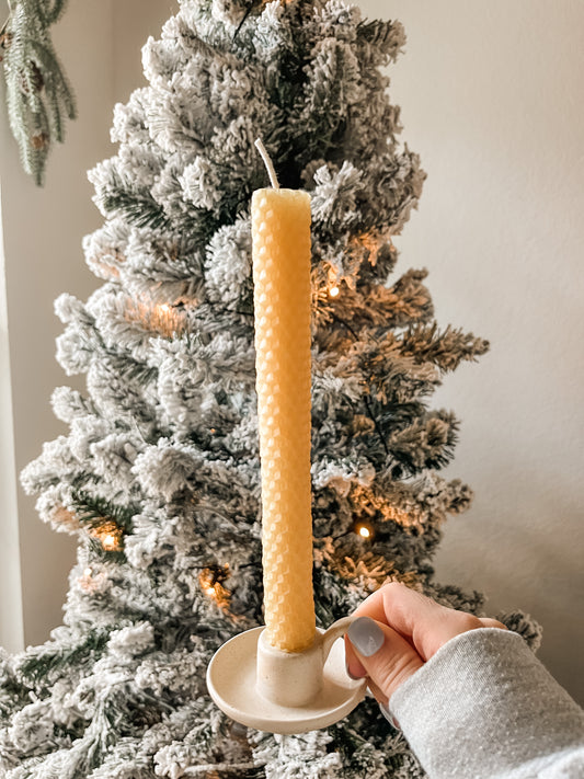 Making Rolled Beeswax Candles
