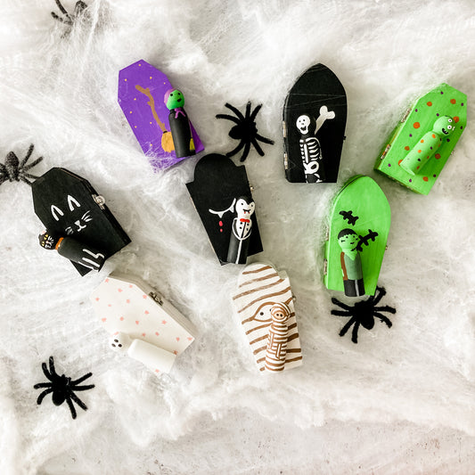 Halloween Peg Dolls