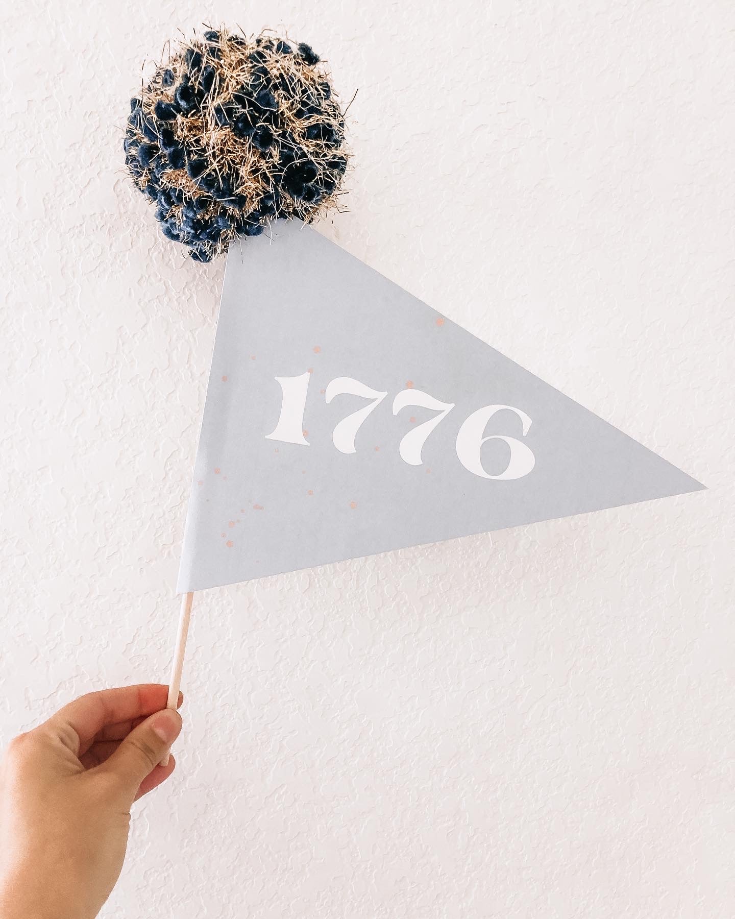 Fourth of July Pennant Flags