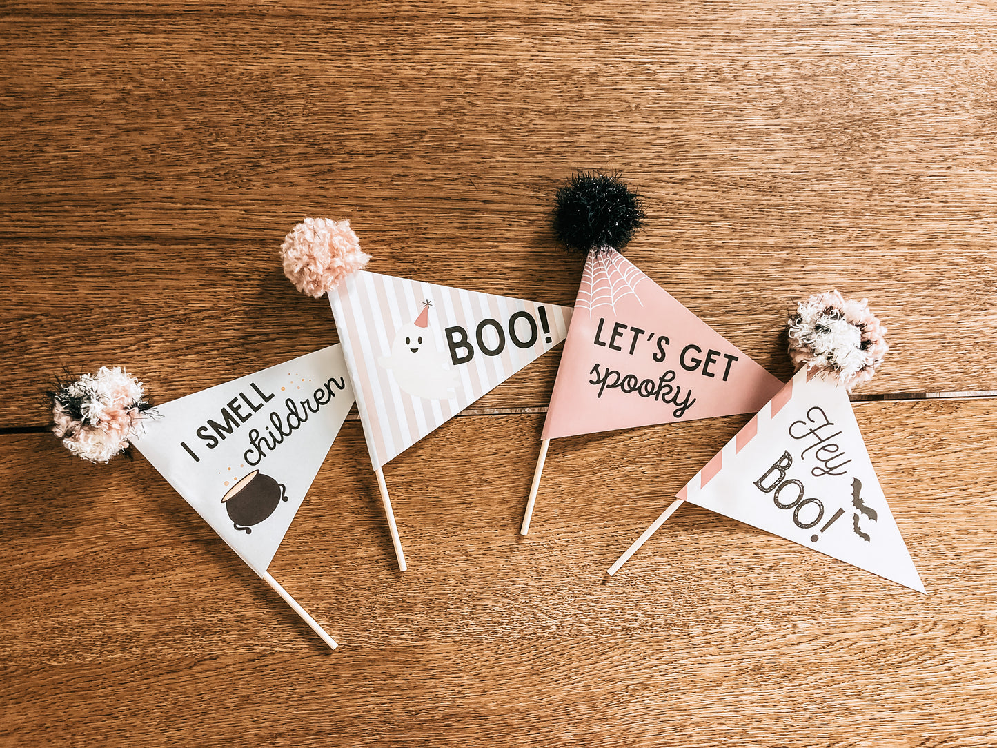Halloween Pennant Flag Printables