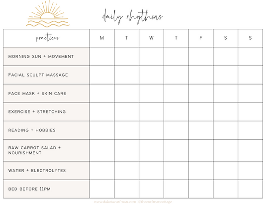 Daily Rhythm Printable